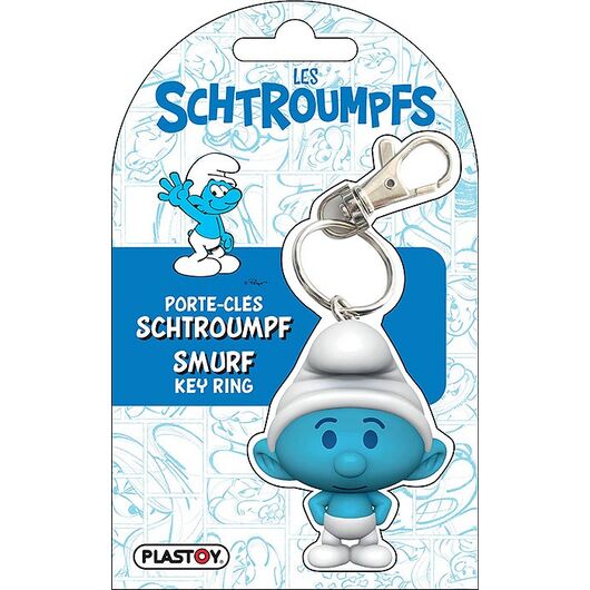PLASTOY Chibi Smurfs Smurf Keychain 65495