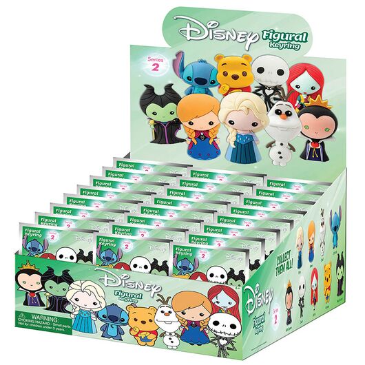 3D Disney Series 2 Keychain Display 24pcs 25085