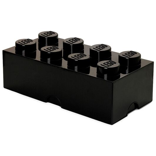 LEGO Brick 8 Black Container RCL SB8 BK
