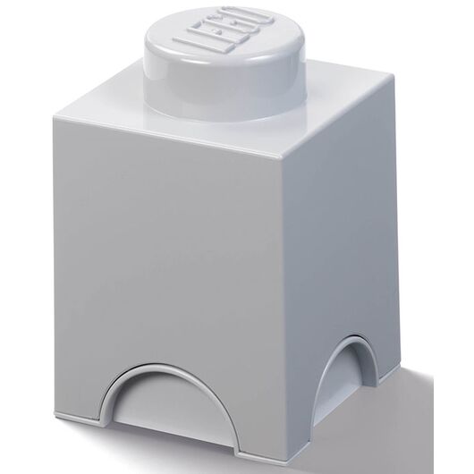 Contenitore LEGO Brick 1 Grigio RCL 40011740