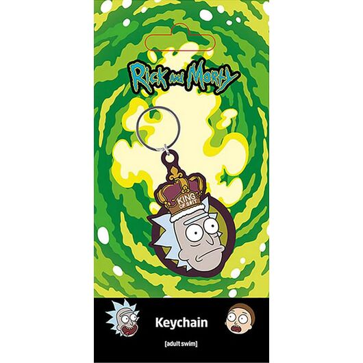 Rick and Morty Rick Sanchez King of S**T Keychain RK39323C