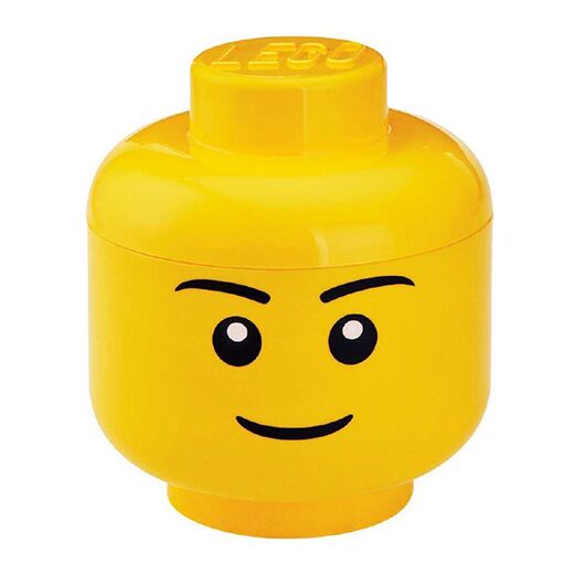 LEGO Head Small Man Container RCL SHS YLB