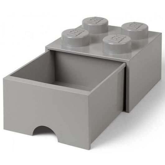 LEGO Brick 4 Drawer Gray Container RCL BD4 GY