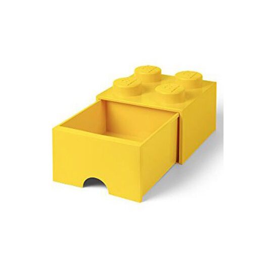 LEGO Brick 4 Drawer Yellow Container RCL BD4 YL