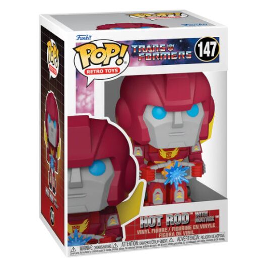 FUNKO POP Transformers S4 Hot Rod w/Matrix 84120