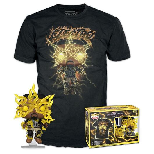 Set figure POP & Tee Marvel Spiderman No Way Home Electro (L)