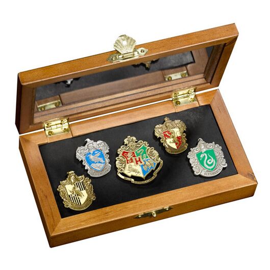 Harry Potter Houses Collection 5 Pins + Hogwarts NN7374