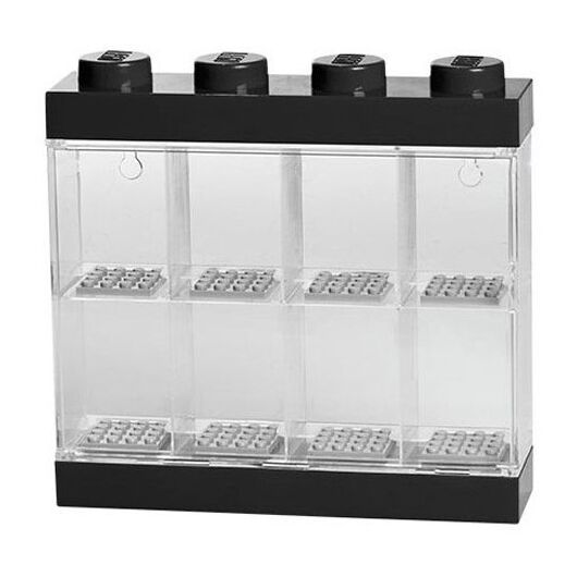 LEGO Minifigure Display 8 Slots Black RCL MDC8 BK