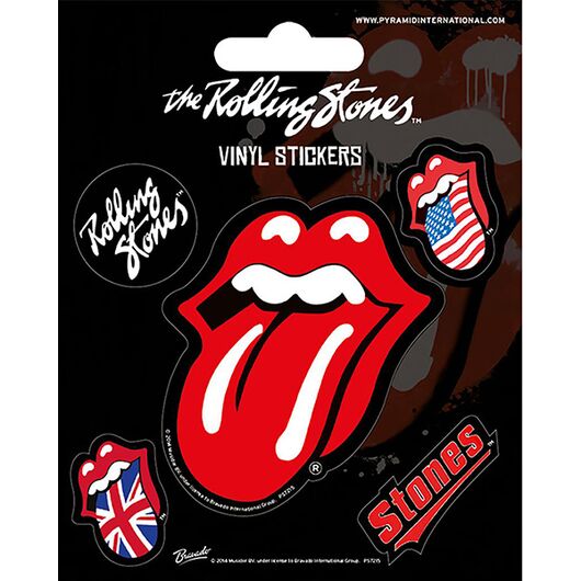 The Rolling Stones Lips Stickers PS7215