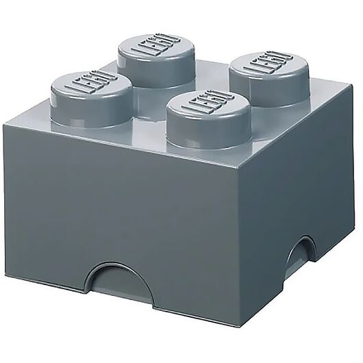 Contenitore LEGO Brick 4 Grigio Scuro RCL 40031754