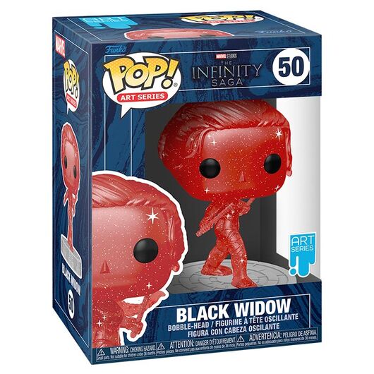 FUNKO POPS Art Series Infinity Saga Black Widow Bobble 50 57613