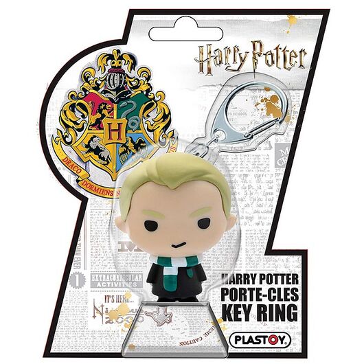 PLASTOY Chibi Harry Potter Draco Malfoy Keychain 60694