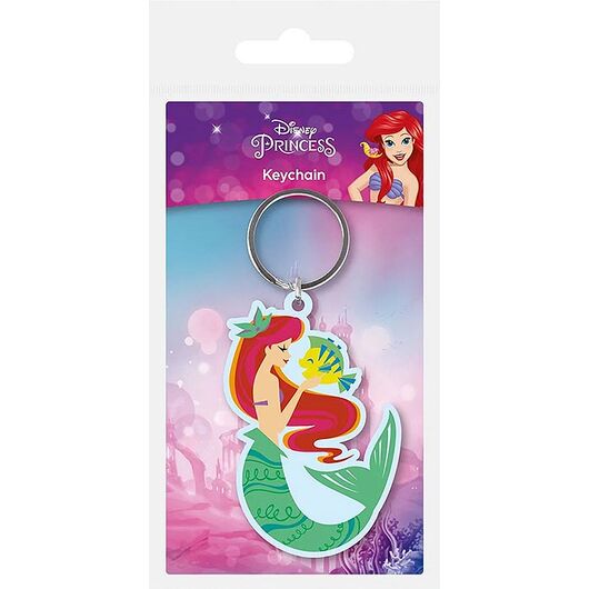Keychain The Little Mermaid Ariel & Flounder RK39412C