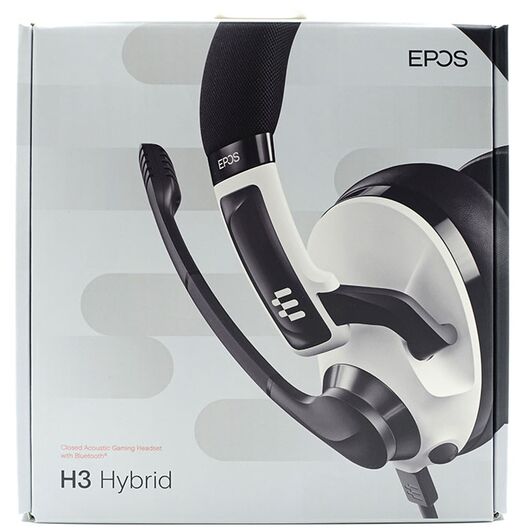 EPOS Cuffie con Microfono H3 Hybrid White