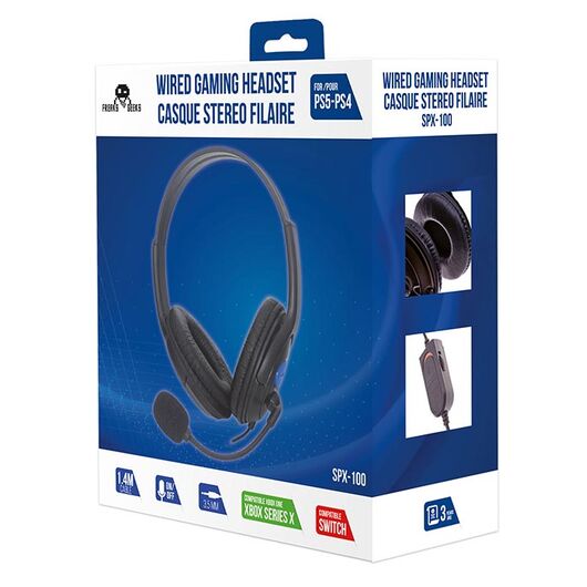 FREAKS PS5/PS4/XBX/SWI Cuffie Wired SPX-100 V.2 Nere