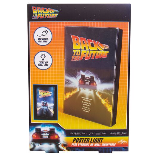 Back to The Future Poster Lamp