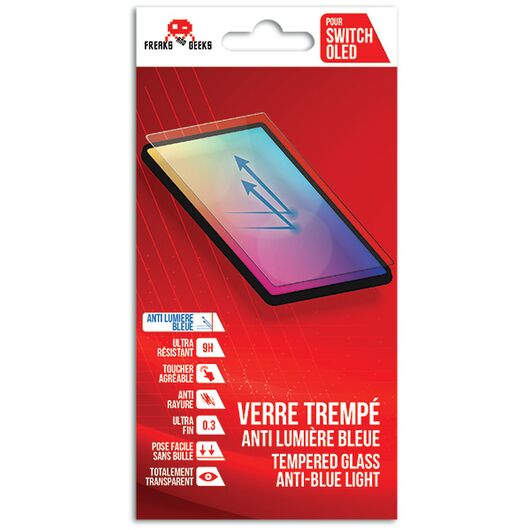 FREAKS SWITCH OLED Vetro Anti Luce Blu