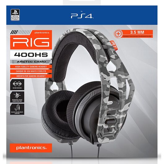 PLANTRONICS PS4 Cuffie Wired Gaming Rig 400HS Artic Camo