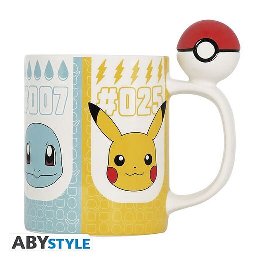 Tazza 3D Pokemon Pokeball Starters