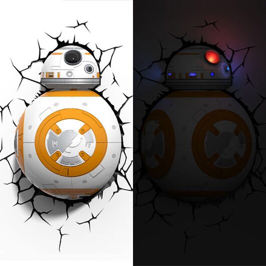Star Wars: BB-8 3D Wall Lamp