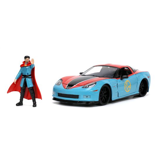 JADA Doctor Strange Chevy Corvette Scala 1:24+Doctor Strange