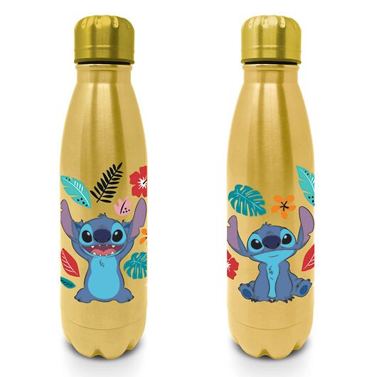 Borraccia Metallica Disney Stitch Oro