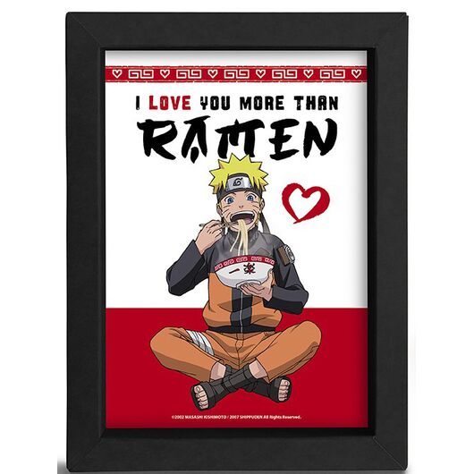 Naruto "I Love You More Than Ramen" Canvas TGGKRA116