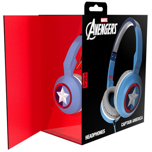 TRIBE Cuffie con Microfono Captain America