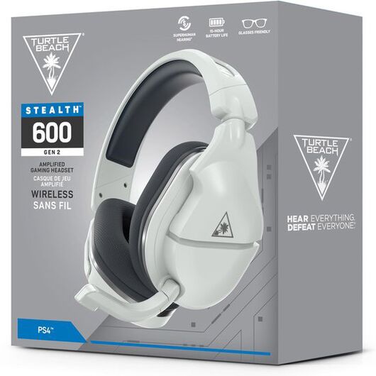TURTLEBEACH PS4 Cuffie Wireless Stealth 600P Gen 2 White