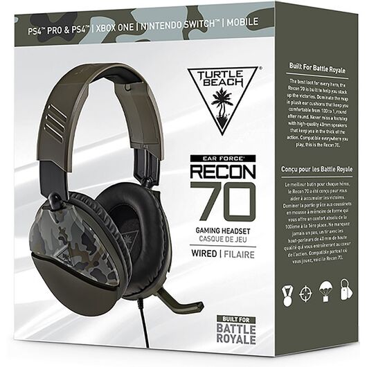 TURTLEBEACH Cuffie Wired Gaming Recon 70P Green Camo