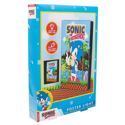 Sonic Poster Lamp