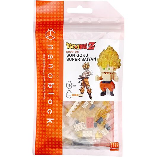NANOBLOCK Dragon Ball Z Son Goku Super Saiyan NBDB007