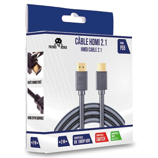 FREAKS Cavo HDMI 8k 1080 HDR Ethernet  2.1 2m