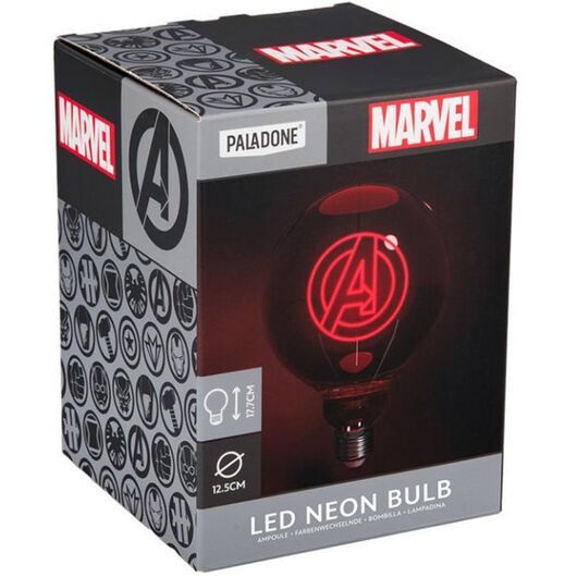 Paladone - Marvel: Avengers Logo Neon Bulb Lamp