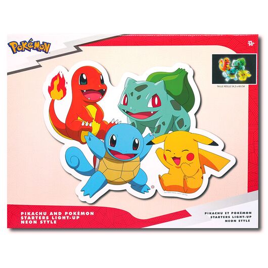 Pokemon - Pikachu & Friends Neon Wall Lamp
