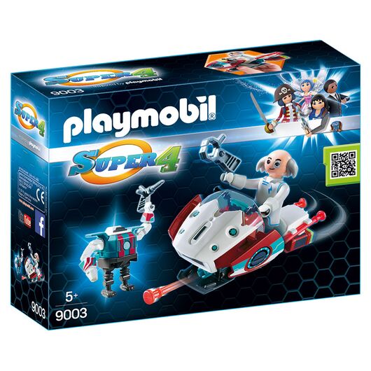 PLAYMOBIL Skyjet Con Dottor X E Robot 9003