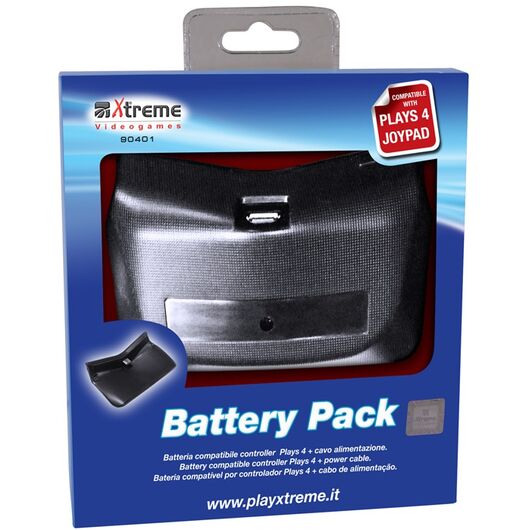 XTREME PS4 Battery Pack con Cavo da USB a Micro USB
