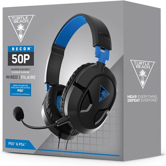 TURTLEBEACH PS5/PS4 Cuffie Wired Gaming Recon 50P
