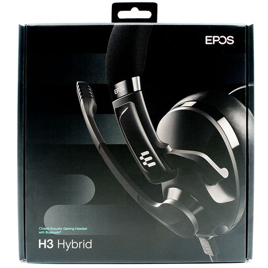 EPOS Cuffie con Microfono H3 Hybrid Black