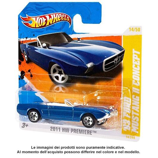 Hot Wheels '83 Ford Mustang II Concept 2011 HW Premiere Blue