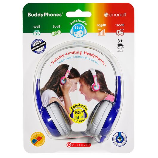 BUDDYPHONES Cuffie Discover Blu