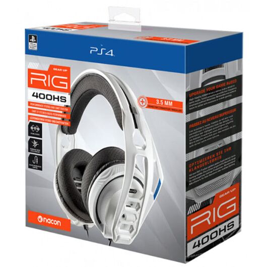 NACON PS4 Cuffie Wired Gear Up RIG 400HS White
