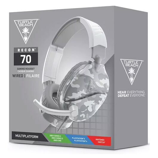 TURTLEBEACH Cuffie Wired Gaming Recon 70 Artic Camo