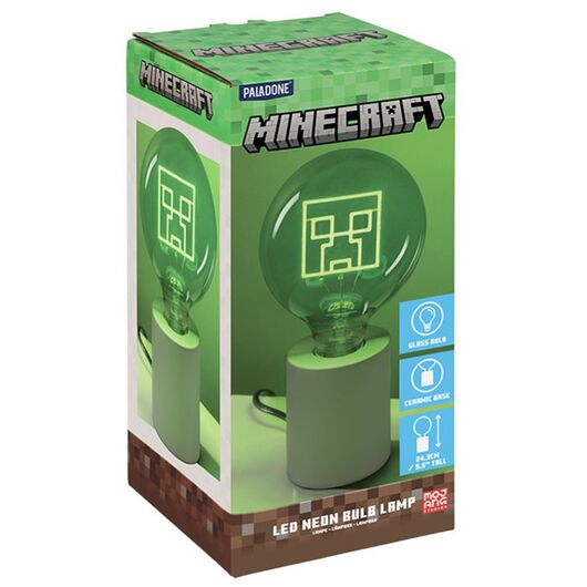 Paladone - Minecraft: Creeper Neon Bulb Lamp