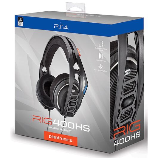 PLANTRONICS PS4 Cuffie Wired Gaming Rig 400HS Black