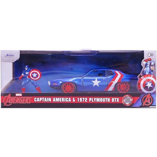 JADA Captain America 1971 Plymouth GTX Scala 1:32 253223024