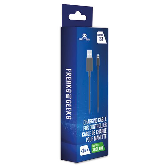FREAKS PS4/XONE Cavo di Ricarica da USB-A a Micro USB 3m