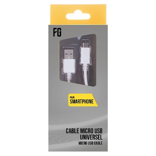 FREAKS Cavo di Ricarica da USB-A a Micro USB Bianco 1m