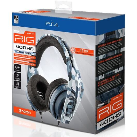 NACON PS4 Cuffie Wired Gear Up RIG 400HS Camo Blue