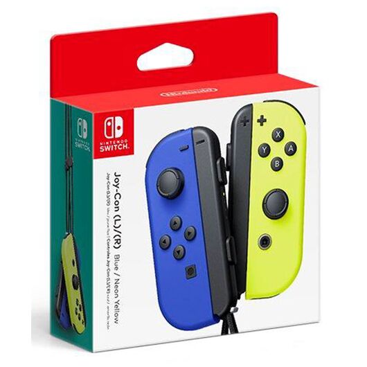 NINTENDO Set 2 Joy-Con Blu Neon-Giallo Neon